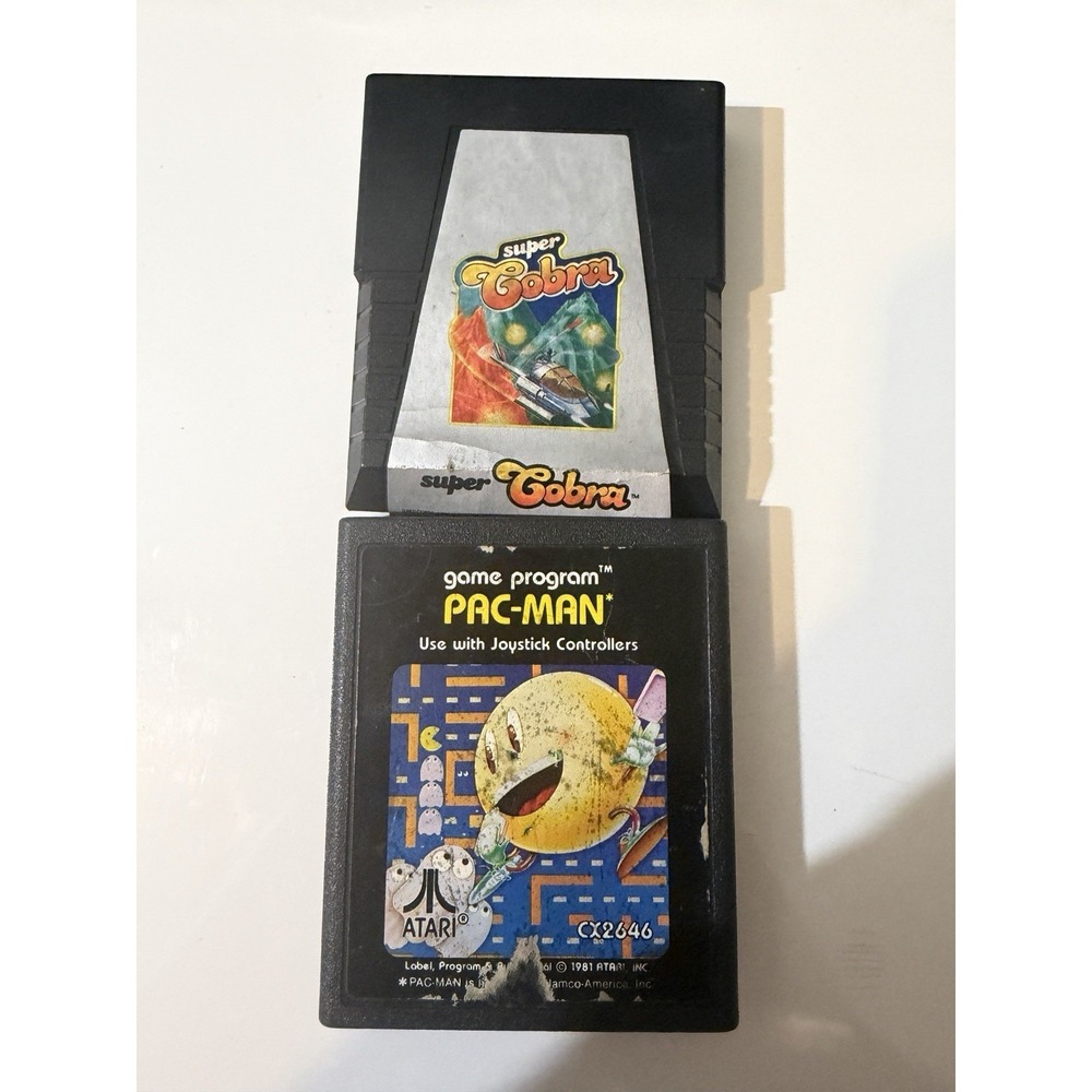 Super Cobra, Atari 2600 Parker Bros. 1983 + Pac-Man CX2646